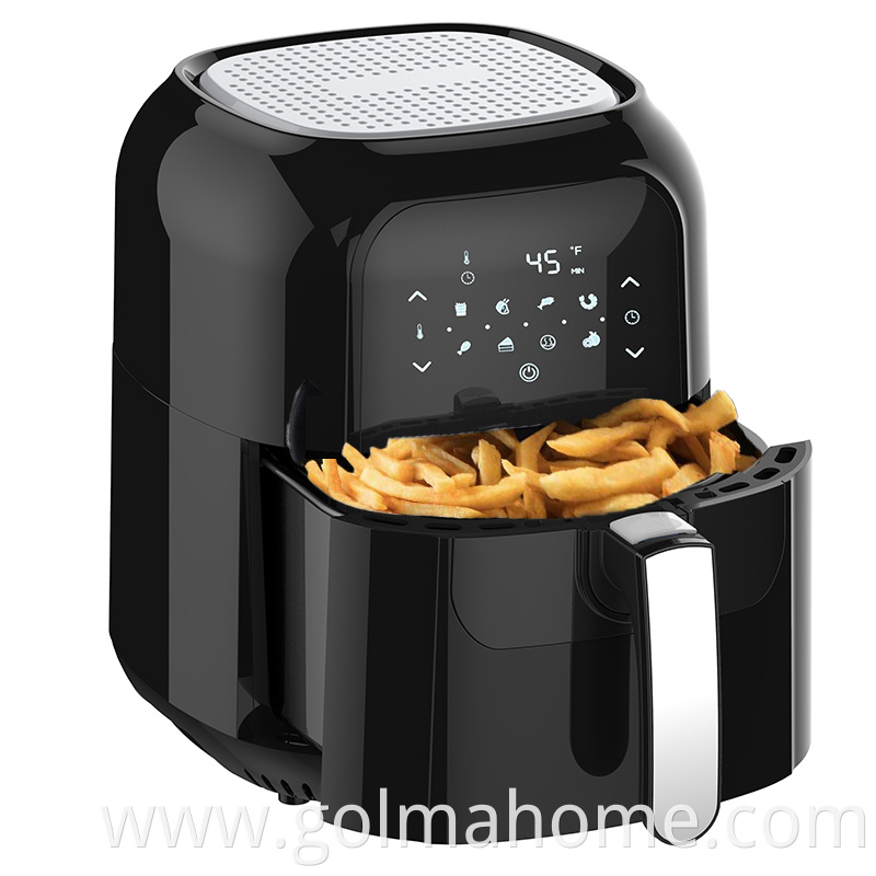 Amazon hot sale air fryer oven electric 5.5L deep mini hot air fryer oven home use air fryer